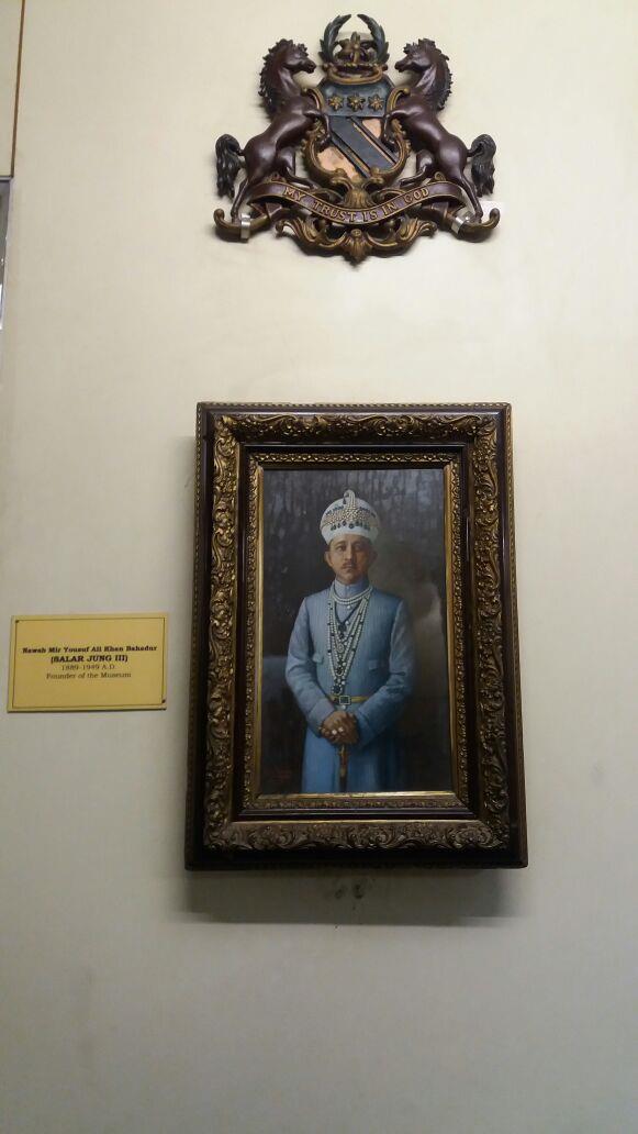 Salar Jung III Founder of Salar Jung Museum, Hyderabad, Telangana