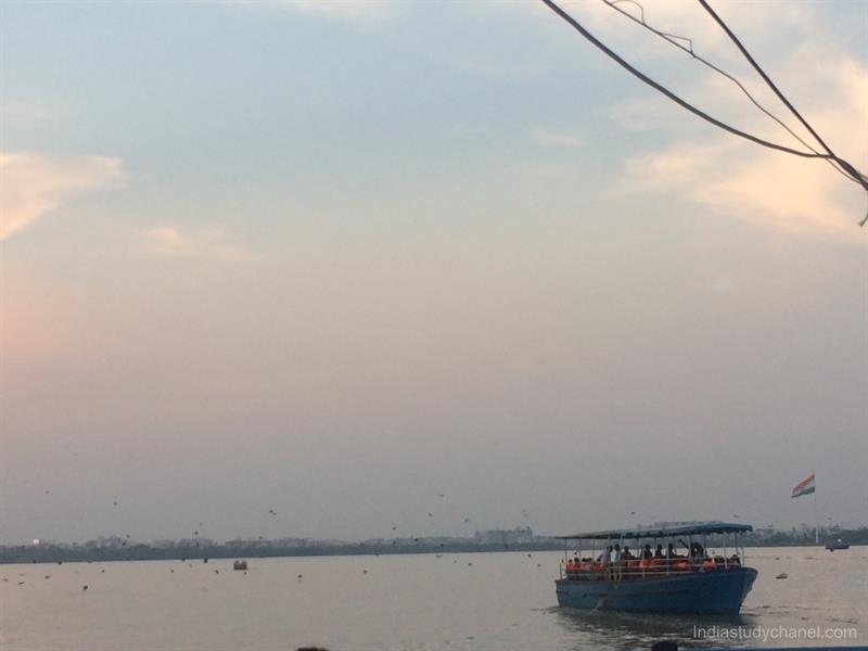 Boating in Hussain Sagar, Khairatabad, Hyderabad