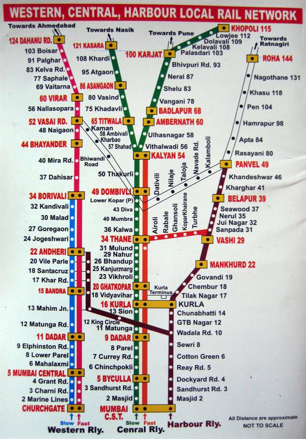 mumbai local train map