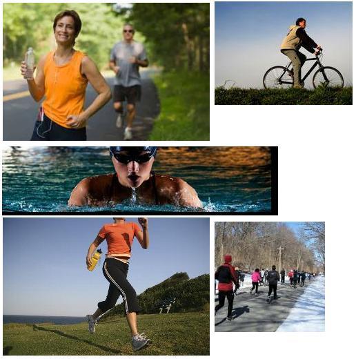 Running, cycling & swimming benefits and advantages