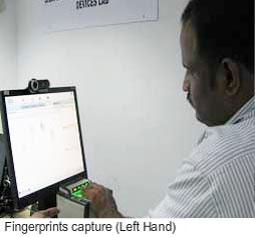 Fingerprints capture