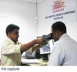 Eye iris scan