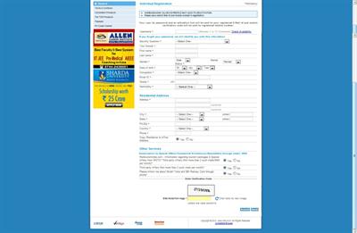 Individual Registration Form- IRCTC