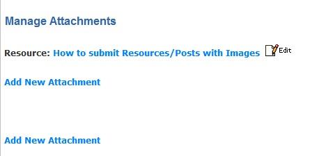 Add New Attachment Section