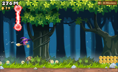 Magical Ride facebook gameplay