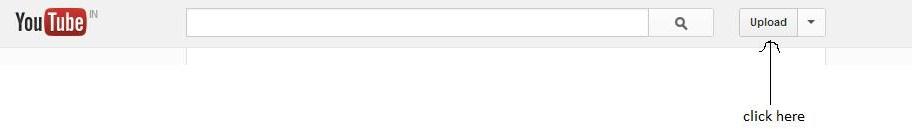 Step by step procedure to upload a video in YouTube image.