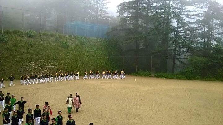 The lower field wher all the Scouts and Guide and Different March occurs