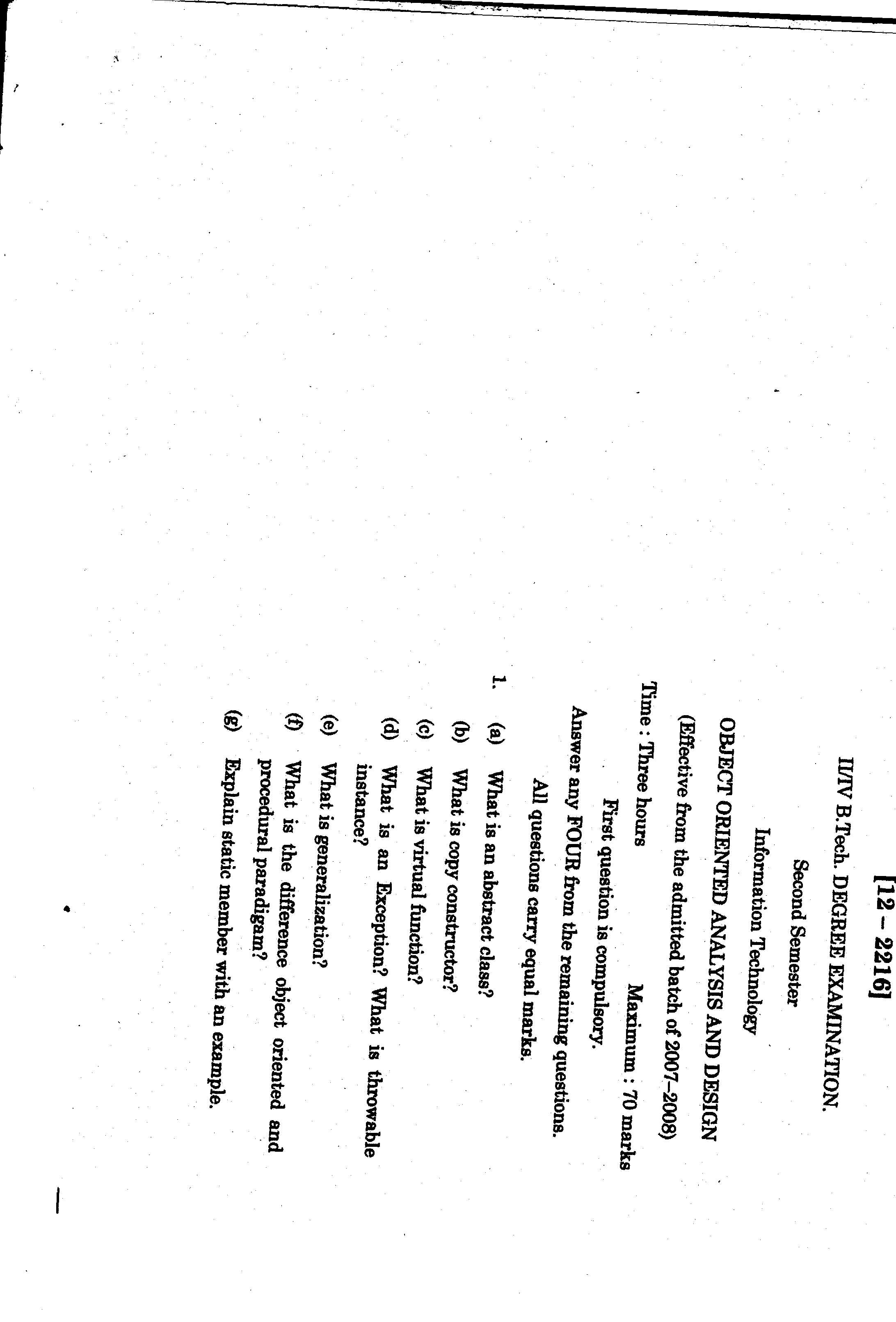 object oriented analysis and design research paper object oriented analysis and design research paper