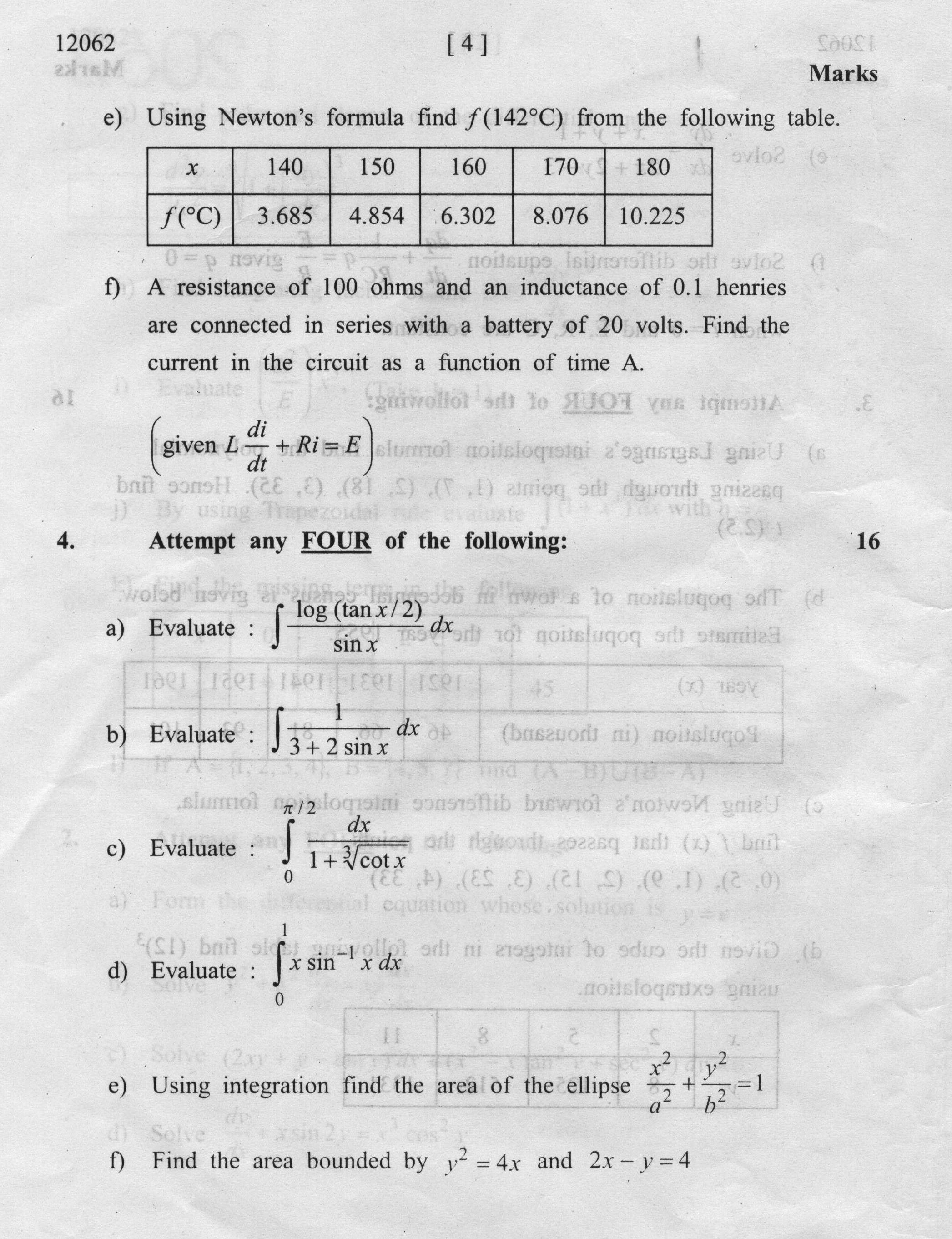 Applied Mathematics - M3 Notes For MSBTE Diploma All Faculties