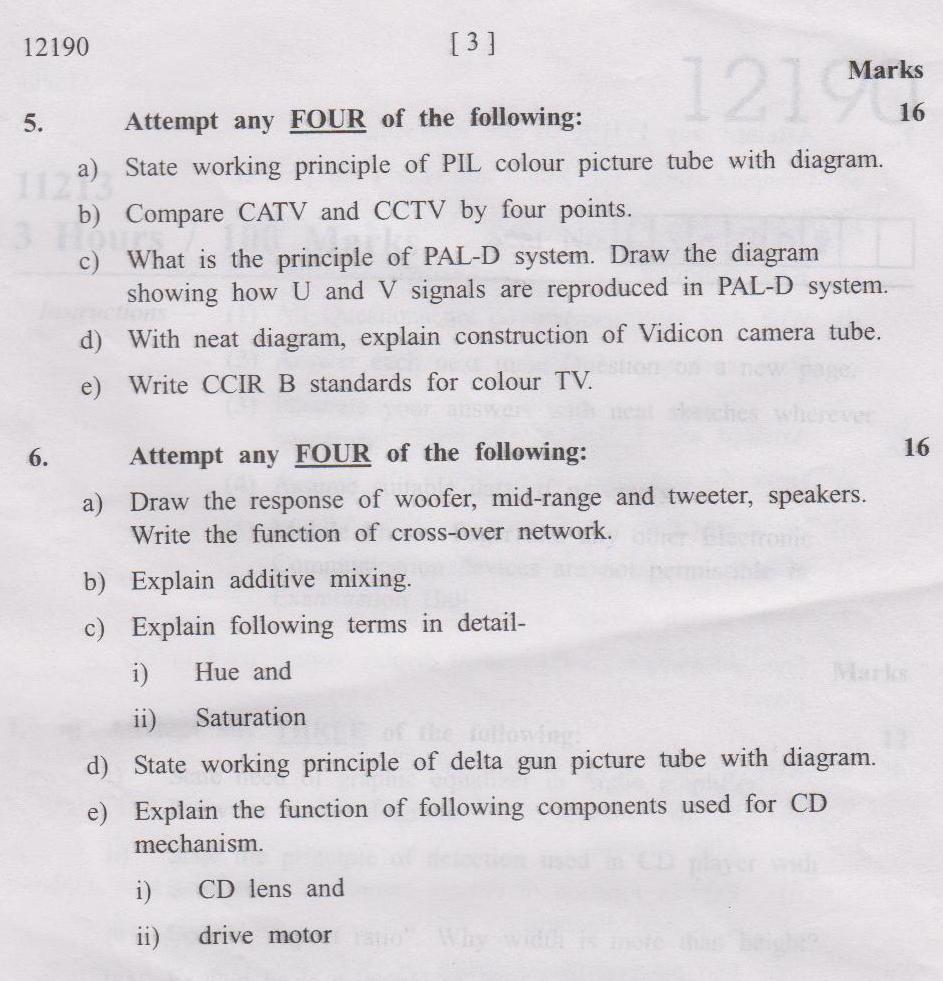 Audio and Video Production subjects studied in college Audio and Video Production subjects studied in college