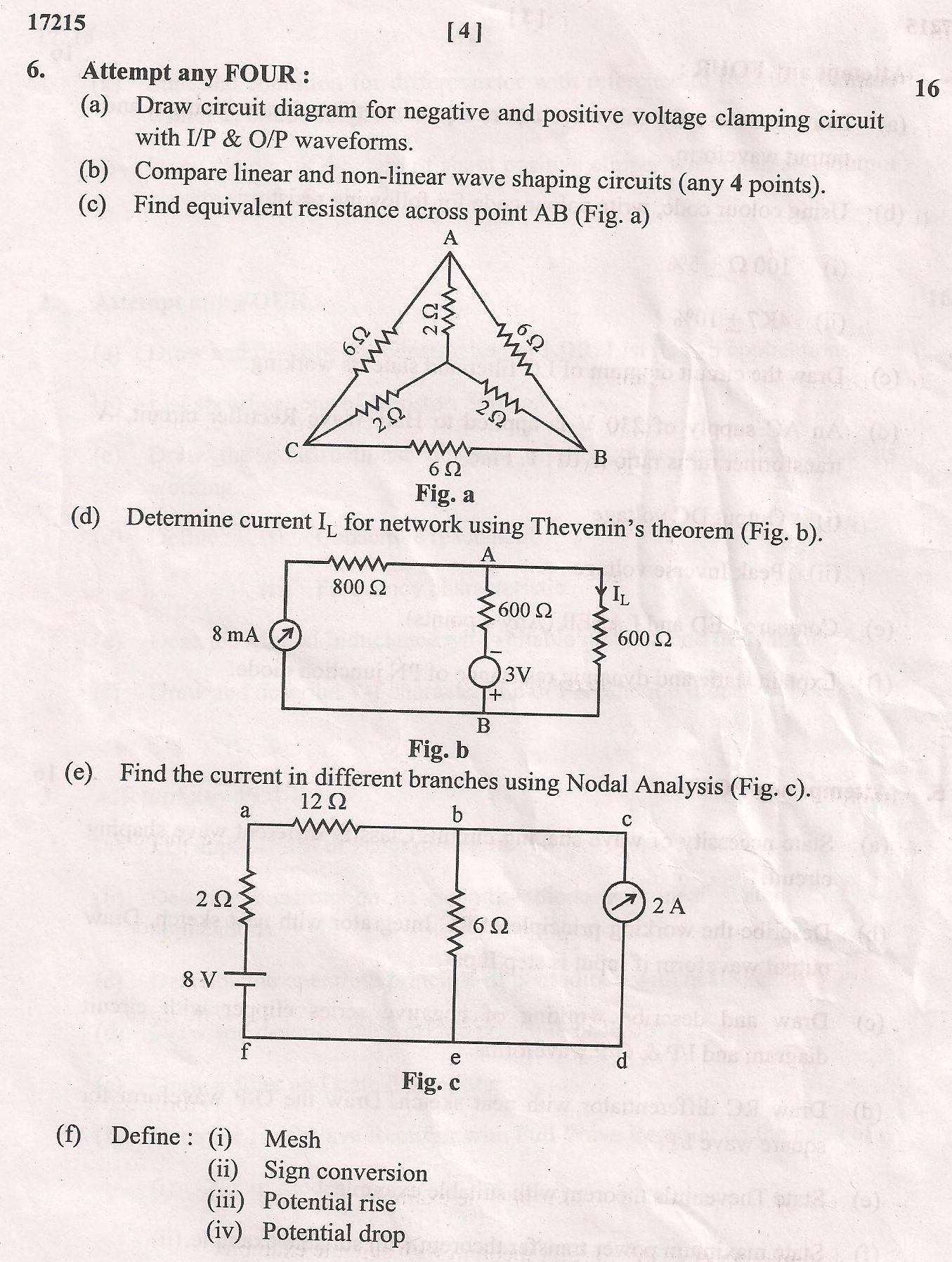 Maharashtra State Board Of Technical Education MSBTE Question Paper For maharashtra-state-board-of-technical-education-msbte-question-paper-for