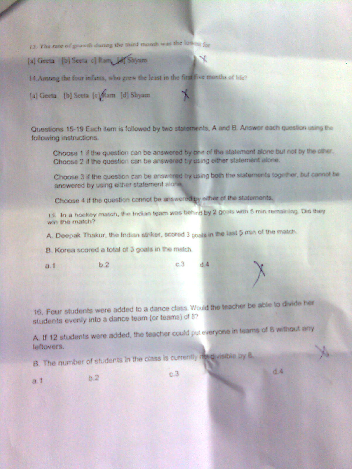 Infosys Placement Papers PDF & Previous Papers Questions