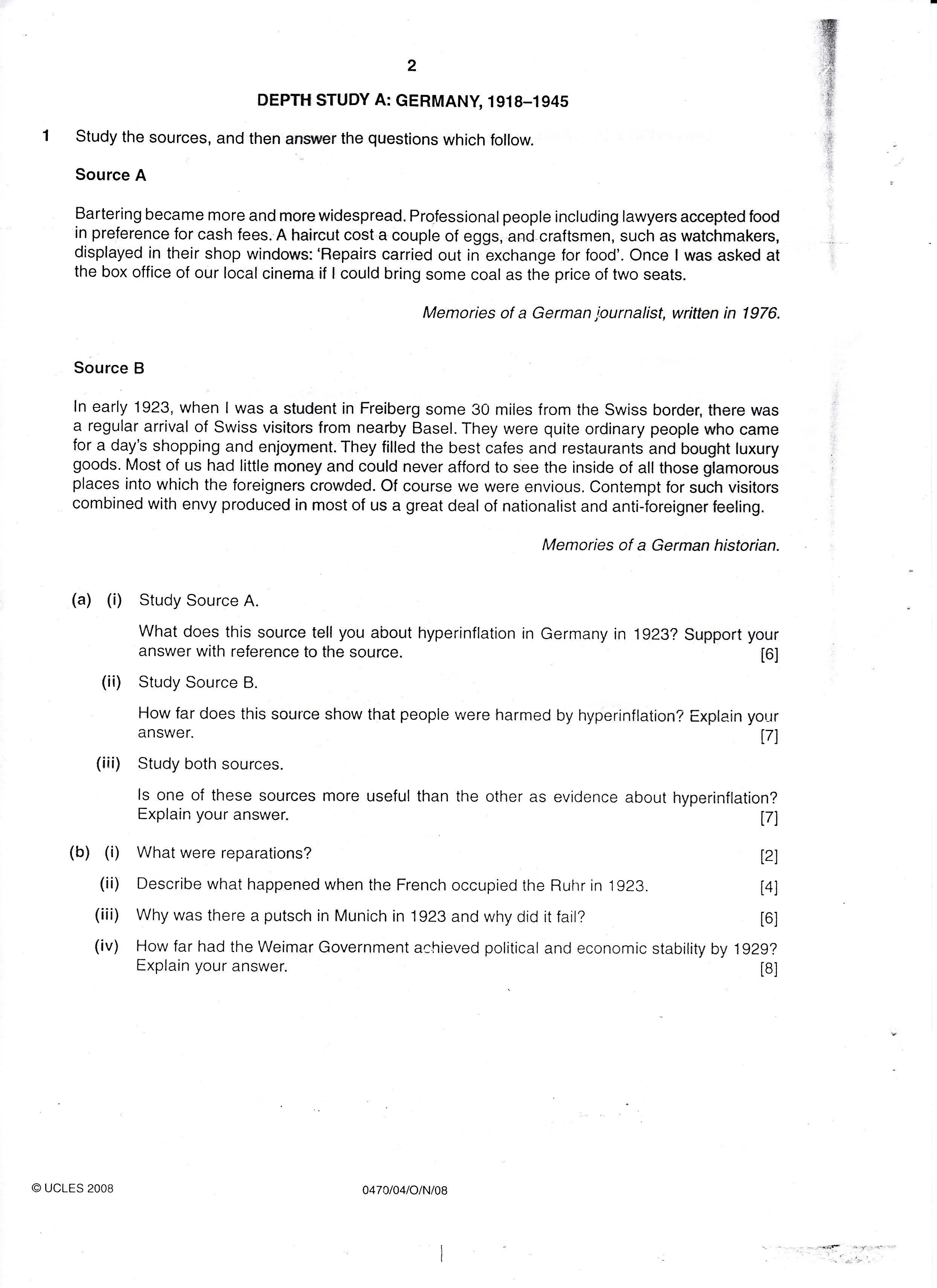 History Research Paper Thesis