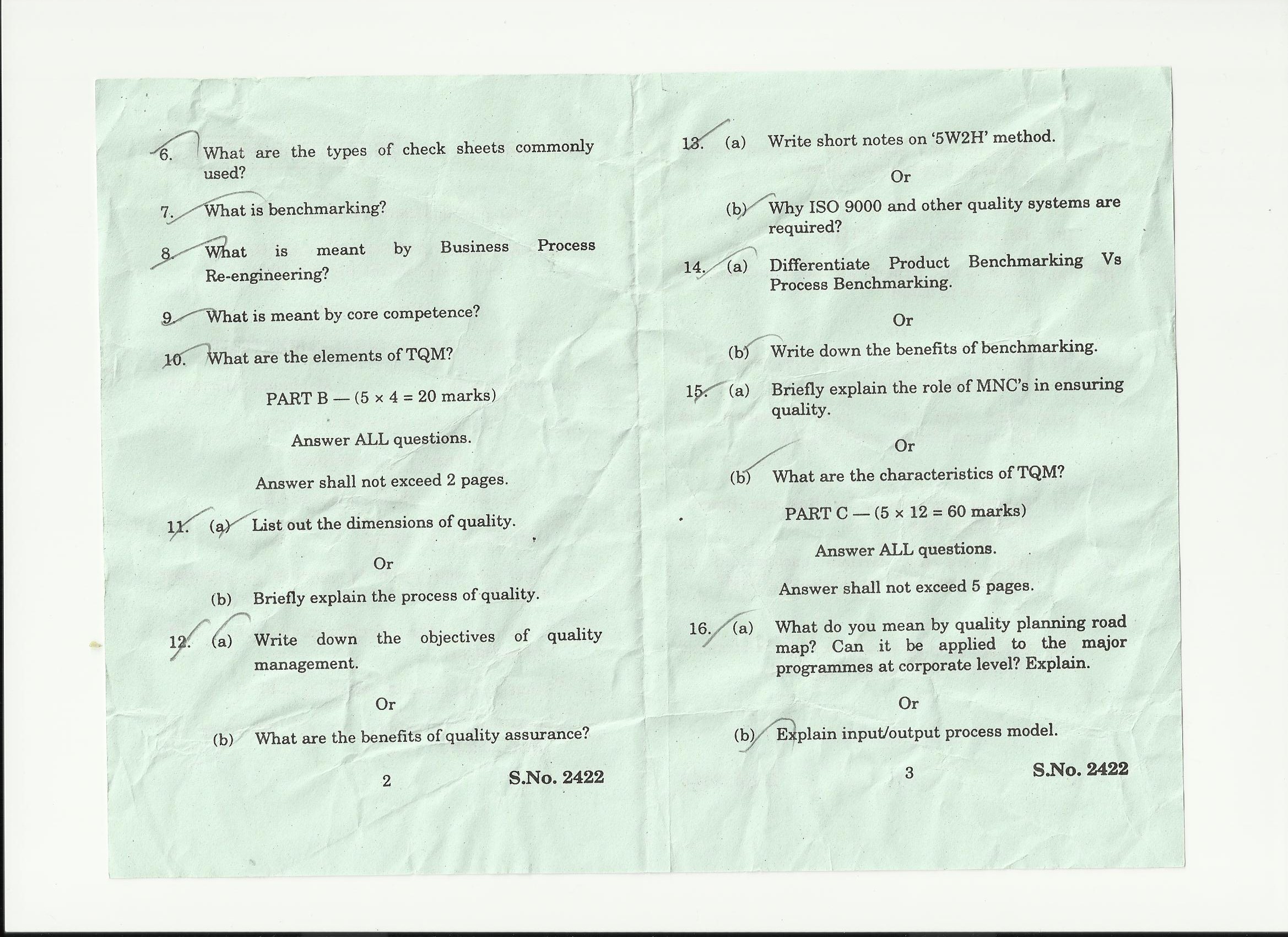 Phd thesis on total quality management