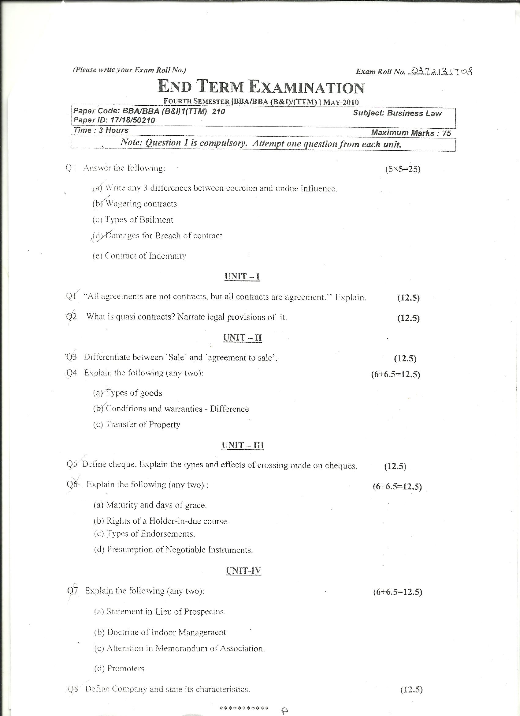 Unisa Past Exam Papers Answers Bed - YouTube