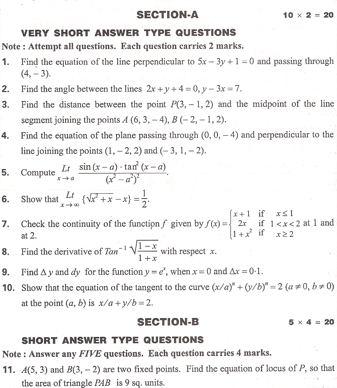 Icwai intermediate model question papers