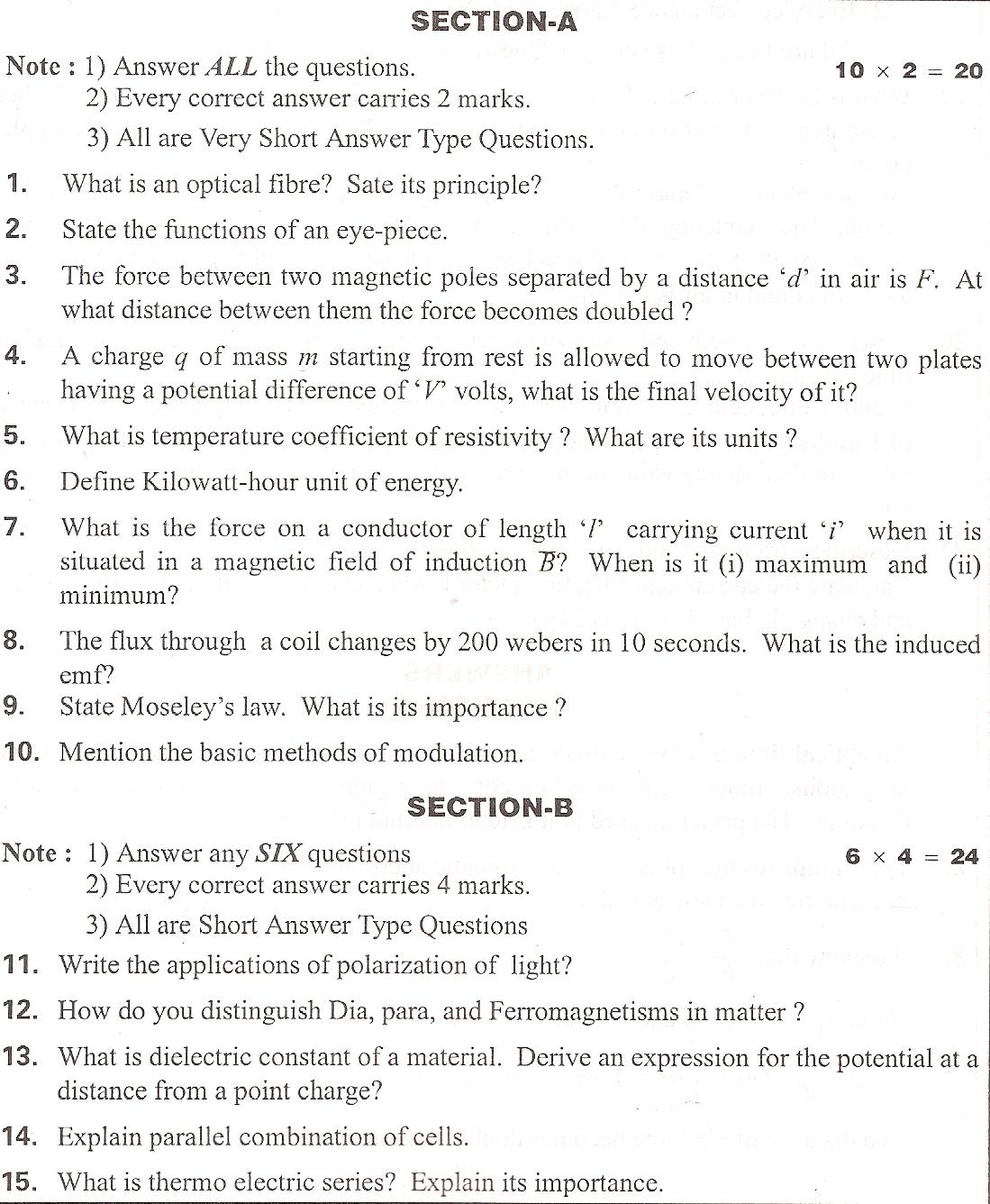 ssc intermediate level exam question paper ssc intermediate level exam question paper