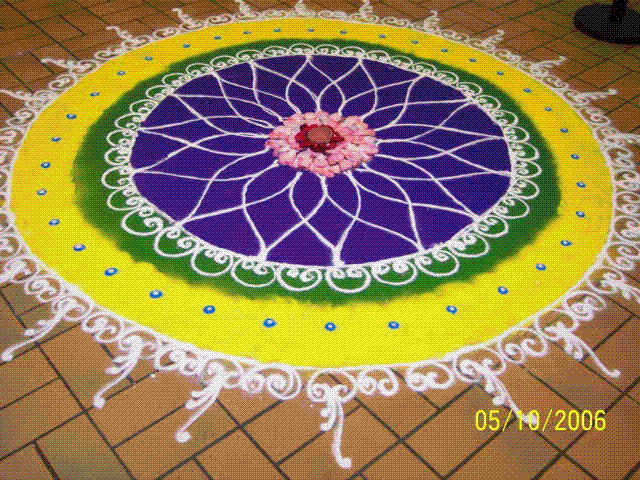 Flower Rangoli Designs Flower Patterns Myspace Hi5